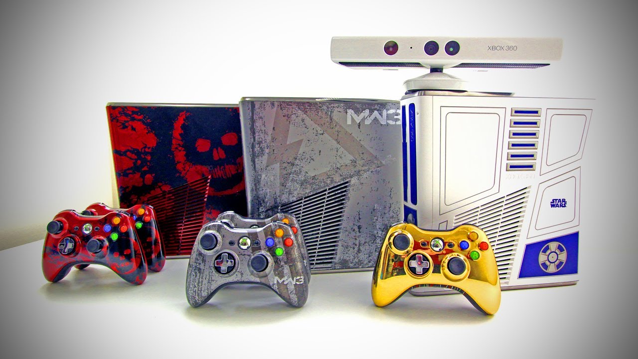 XBOX 360 Limited Edition Console Comparison - YouTube