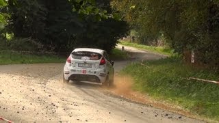 Thierry Neuville on the limit - East Belgian rally 2013 (Fiesta R2)