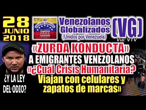 Download ZURDA KONÐUCTA a EMlGRANTES venezolanos:¿CRlSlS HUMANlTARlA? Viajan con celulares, zapatos de marcas