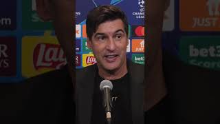 Fonseca on the #MilanBrugge win | #championsleague #shorts