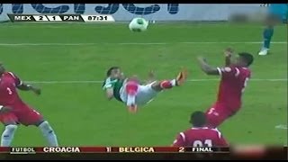 Increible Gol de Chilena - Raul Jimenez - Mexico 2 vs Panama 1 - 11/Octubre/2013