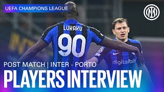 INTER 1-0 PORTO | LUKAKU, ONANA, CALHANOGLU AND MKHITARYAN INTERVIEWS 🎙️⚫🔵??