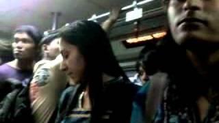 Delhi metro ladies compartment.mp4