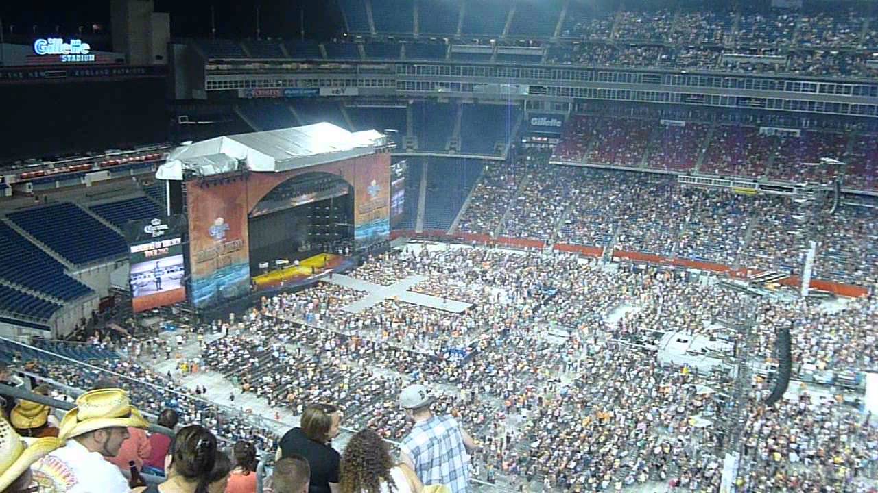 Kenny Chesney concert at the Gillette Stadium August 2012 YouTube