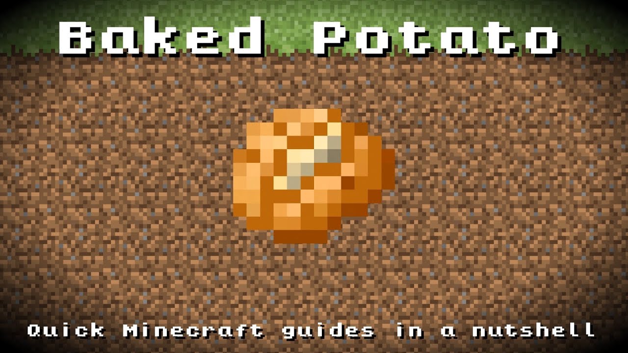 Minecraft - Baked Potato! Recipe, Item ID, Information 