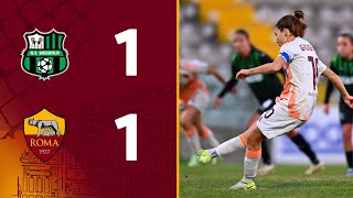 SASSUOLO 1-1 ROMA | SERIE A FEMMINILE 2024-25