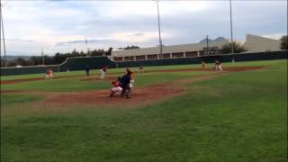 Brother hits sister with foul ball