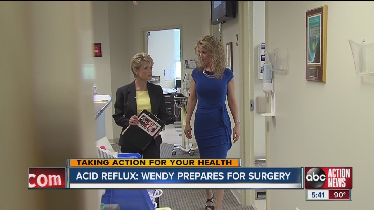 Wendy Ryan prepares for surgery to repair acid reflux and the damage it
