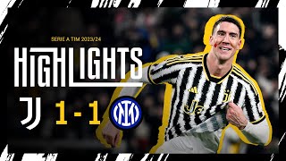 HIGHLIGHTS: JUVENTUS 1-1 INTER | THE UNBEATEN RUN CONTINUES