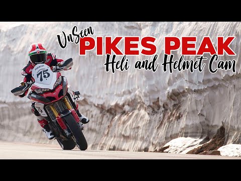 Pikes Peak Unseen / Helicopter and Helmet Cam / Jamie Robinson / Ducati Multistrada / MotoGeo