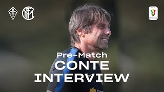 FIORENTINA vs INTER | ANTONIO CONTE INTER TV EXCLUSIVE PRE-MATCH INTERVIEW 🎙⚫🔵?? [SUB ENG]