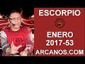 Video Horscopo Semanal ESCORPIO  del 31 Diciembre 2017 al 6 Enero 2018 (Semana 2017-53) (Lectura del Tarot)
