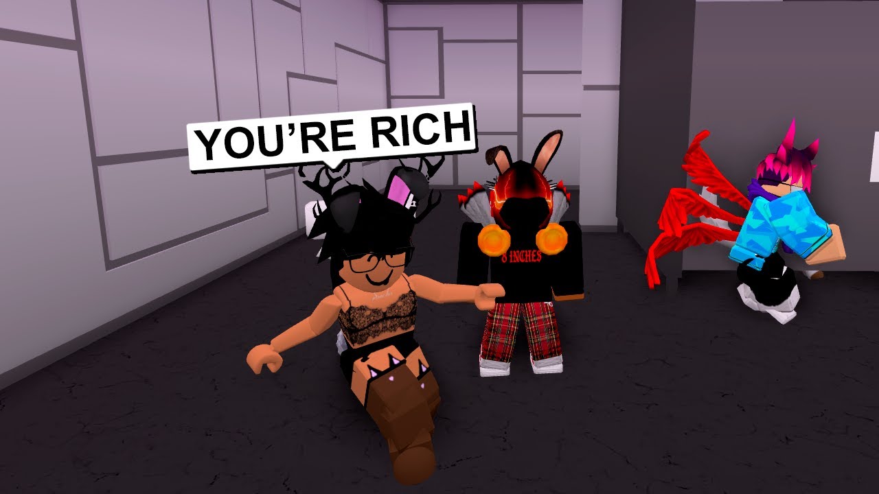 Getting Gold Diggers As A Rich Roblox Oder