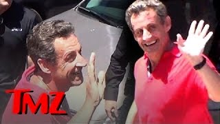 Nicholas Sarkozy Visits The TMZ Tour