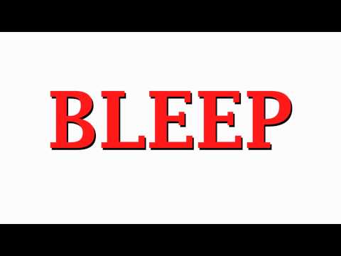 bleep sound effect for cuss words