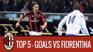 AC milan Top Goals scored vs Fiorentina at San Siro