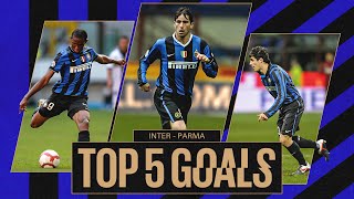 VIERI, "IL FENOMENO" E... 🤯🖤💙??? | INTER HISTORY | TOP 5 GOALS vs PAR⚽A ?