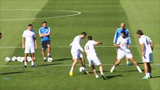 Espectacular caño de Gareth Bale a Cristiano Ronaldo