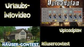 Infovideo: Urlaubsplan & neuer Sims 3 Häusercontest