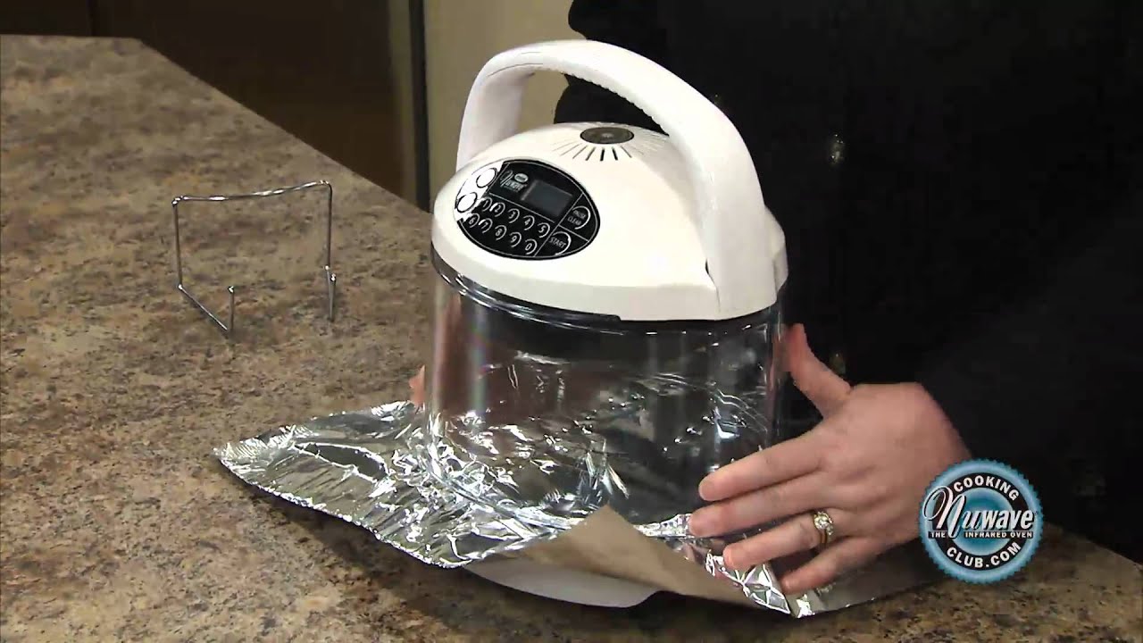 How to Tent your food in the NuWave Mini Oven - YouTube