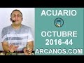 Video Horscopo Semanal ACUARIO  del 23 al 29 Octubre 2016 (Semana 2016-44) (Lectura del Tarot)