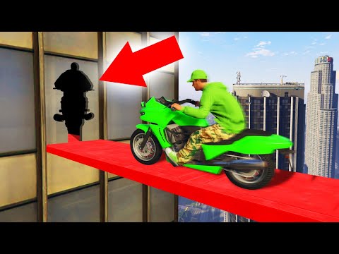 MOTORBIKE PRECISION ON SKYSCRAPERS! (GTA 5 Funny Moments)