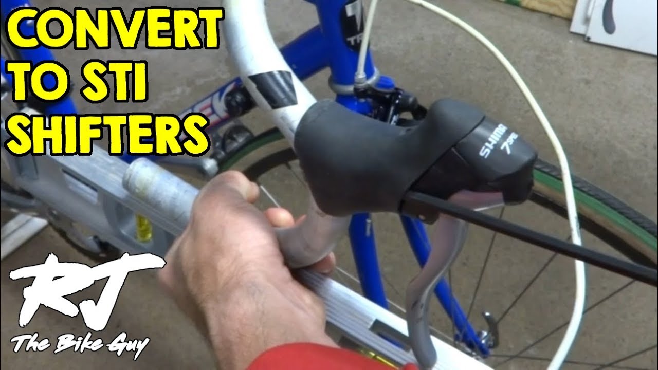 How To Convert From Downtube Shifters To STI Shifters (Brifters) On