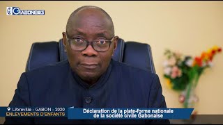 GABON / ENLEVEMENTS D’ENFANTS : Déclaration de la plate-forme nationale de la société civile Gabonaise