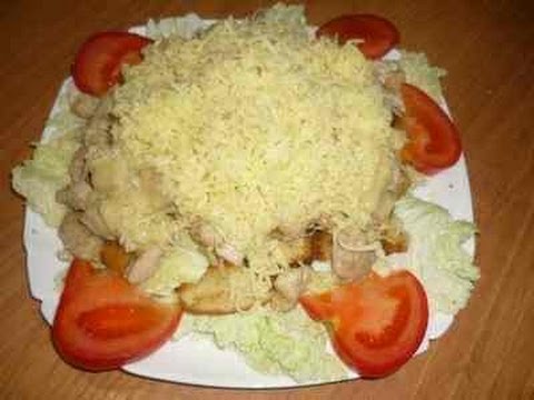 Салат из цезарь с фото очень вкусный Салат из цезарь с фото очень вкусный