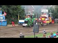 Runaway Deere Crash @ Tractorpulling Eext 2012