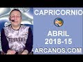Video Horscopo Semanal CAPRICORNIO  del 8 al 14 Abril 2018 (Semana 2018-15) (Lectura del Tarot)