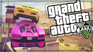 GTA 5 Funny Moments | Awesome Army Base Race (GTA V Online)