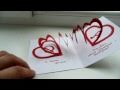 Linked Spiral Hearts - Valentine's Day Pop-up Card - Tips in description! Perfect DIY love gift