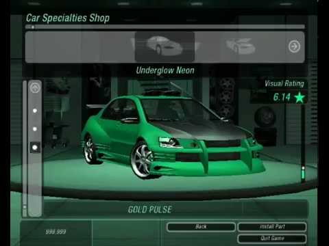 Need for speed underground 2 unlock everything mod