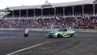 Fanga Dan drifting Crc speedshow NZ 2013