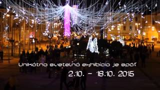 2.októbra začína open-air exhibícia LIGHT EXPO: light&design   