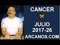 Video Horscopo Semanal CNCER  del 25 Junio al 1 Julio 2017 (Semana 2017-26) (Lectura del Tarot)