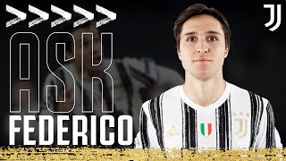 📝😊?? ASK FEDERICO CHIESA! | Junior Members Q&A | Juventus Junior Reporter