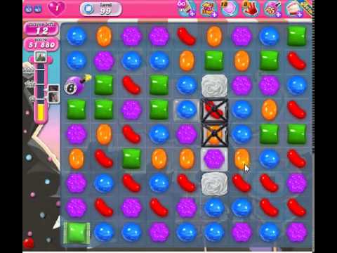 How to beat Candy Crush Saga Level 99 - 1 Stars - No Boosters - 91