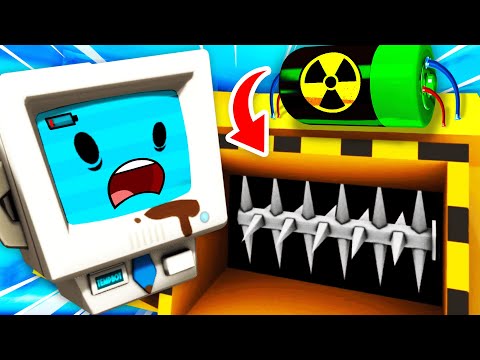 Can The OVERPOWERED SHREDDER Destroy TEMP BOT? (Job Simulator VR Funny Gameplay)