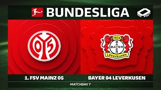 1. FSV Mainz 05 vs. Bayer 04 Leverkusen | Matchday 7 — Bundesliga 2025/26