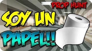 SOY UN PAPEL!! - c/ Willyrex, Vegetta777 y Luzu (Prop Hunt) - sTaXx