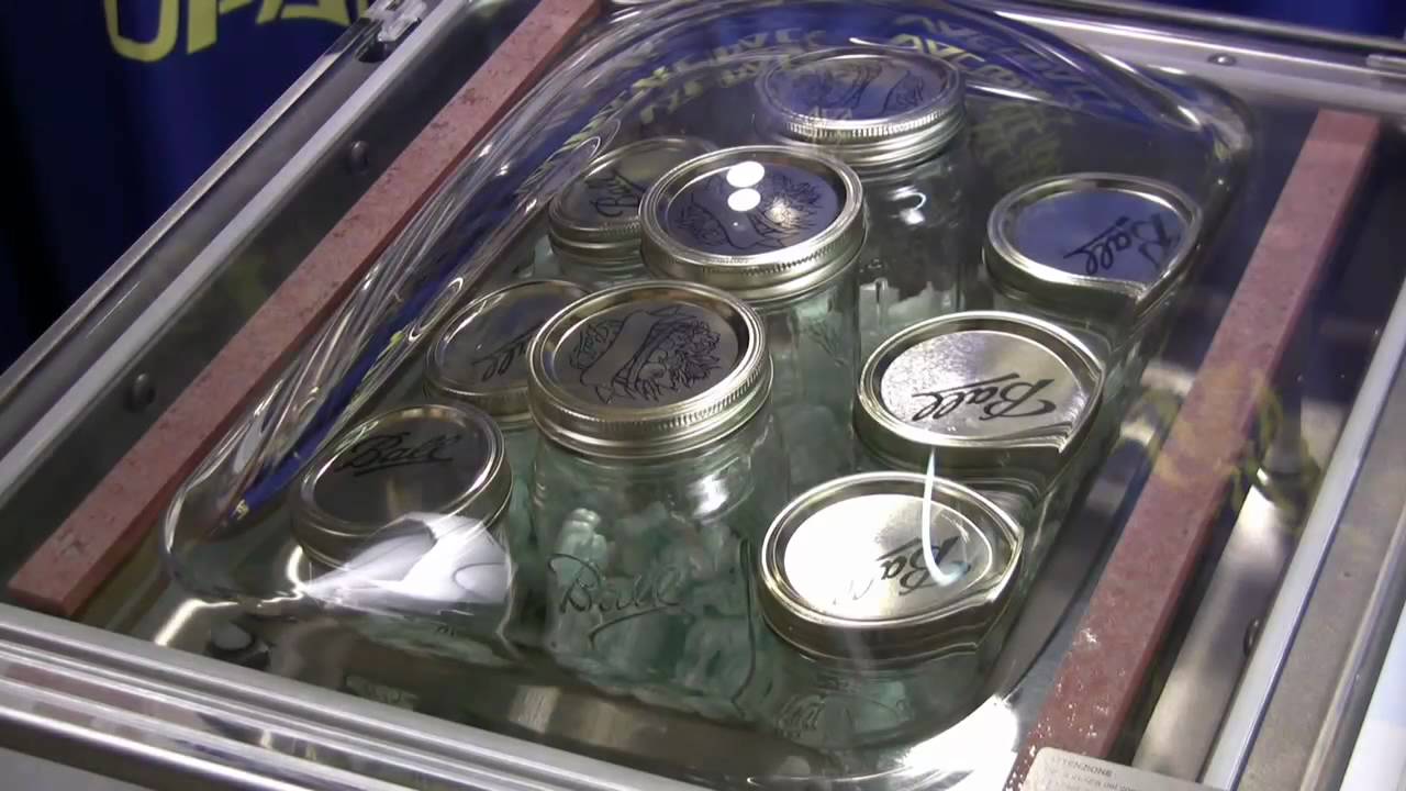 Vacuum Sealing a Canning Jar with a Commercial Chamber Unit YouTube