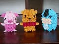 2 - 3D Origami Mini Winnie The Pooh, Piglet, Tigger, Eeyore