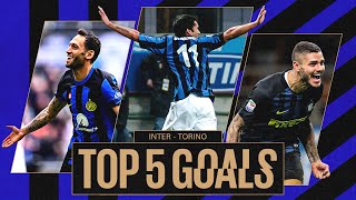 VIERI, ICARDI E... 🤯🖤💙??? | INTER HISTORY | TOP 5 GOALS vs TORI⚽O ?