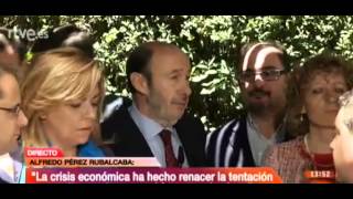 Incidente discurso Rubalcaba