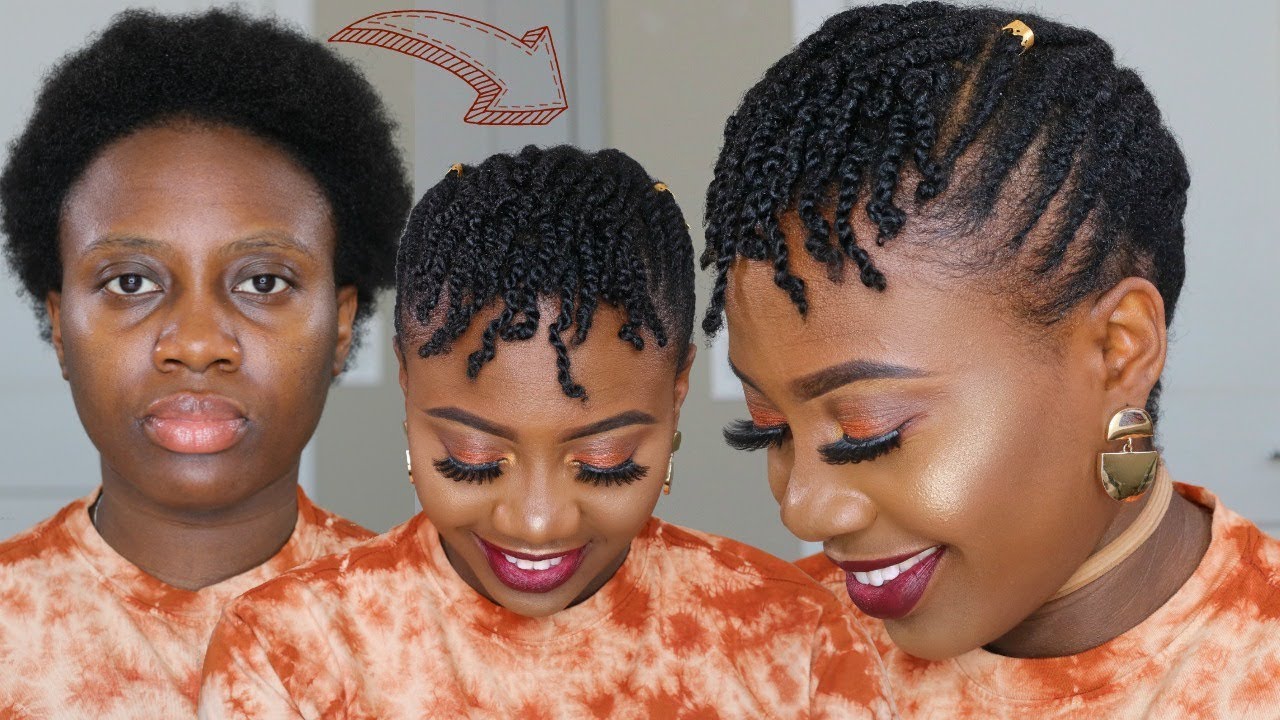 How To Pack Short Natural Hair