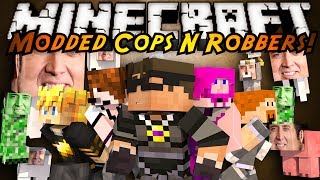 Minecraft Mini-Game : MODDED COPS N ROBBERS! NICHOLAS CAGE!