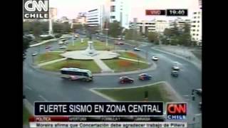 FM 89.9 - El sismo de 7.2 chileno tomado en vivo por el canal de CNN