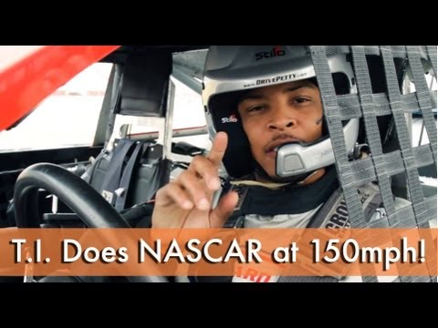 T.I. DOES NASCAR AT 150 MPH!